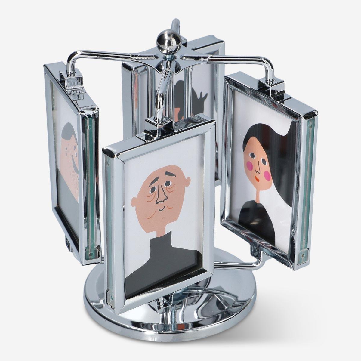 Silver Metal picture carousel