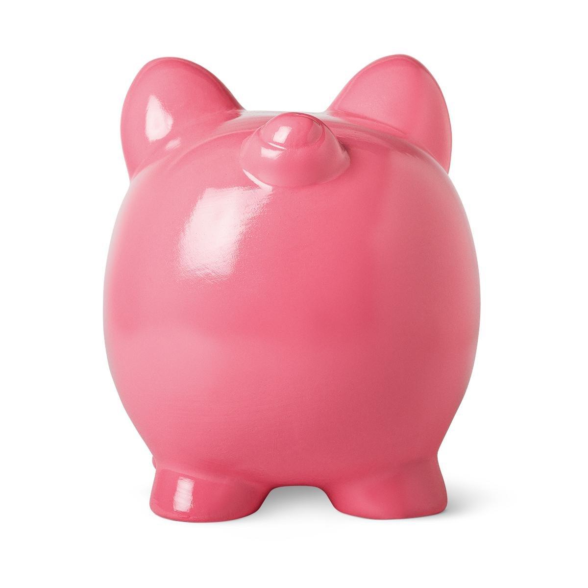 Pink piggy bank