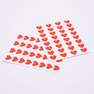 Red stickers. 64 pcs
