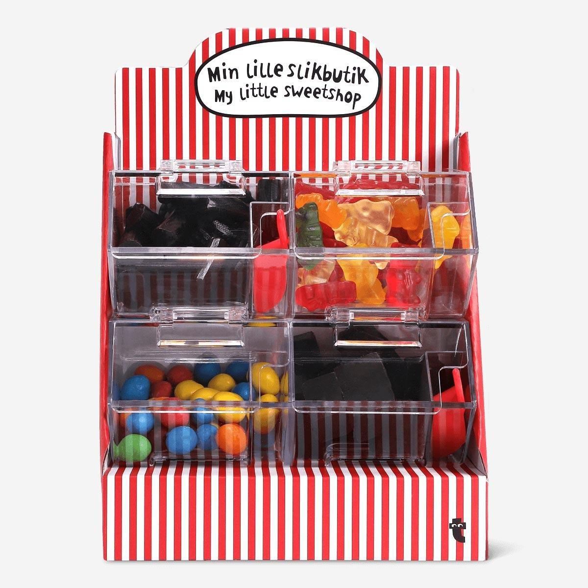 Red little candy shop play set