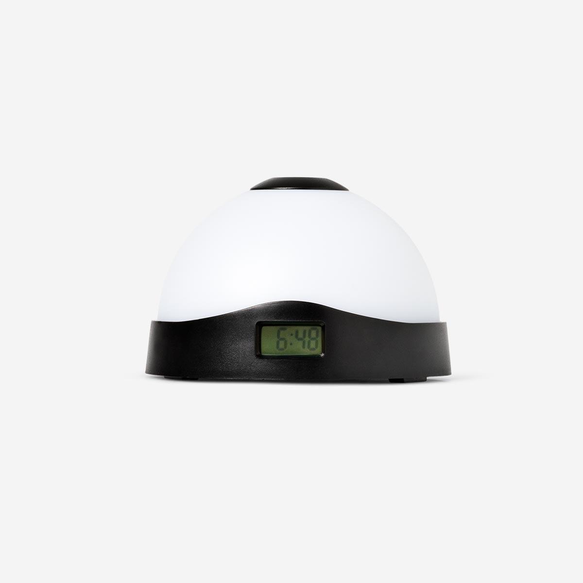 Pink alarm clock with projector
