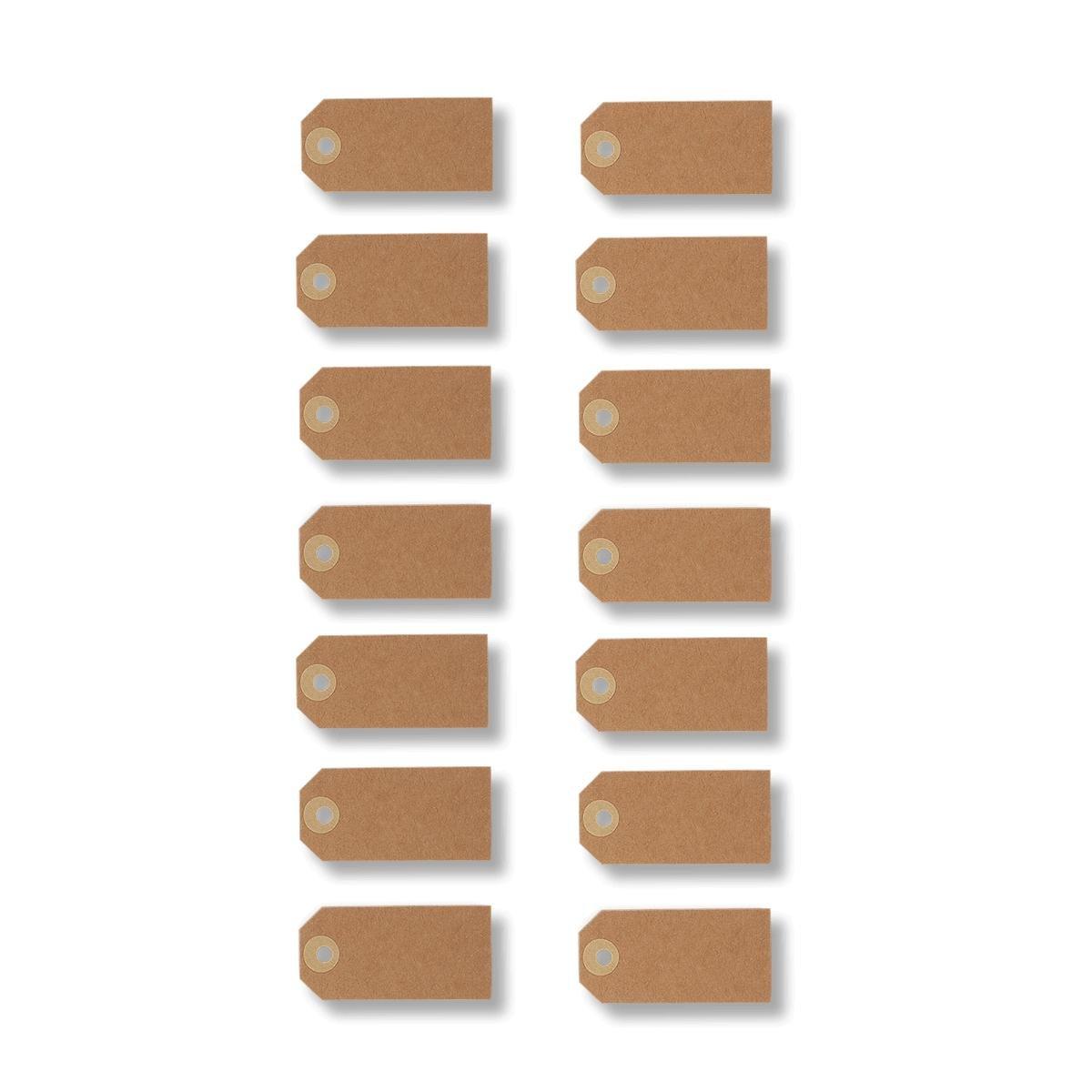 Brown cardboard manilla tags