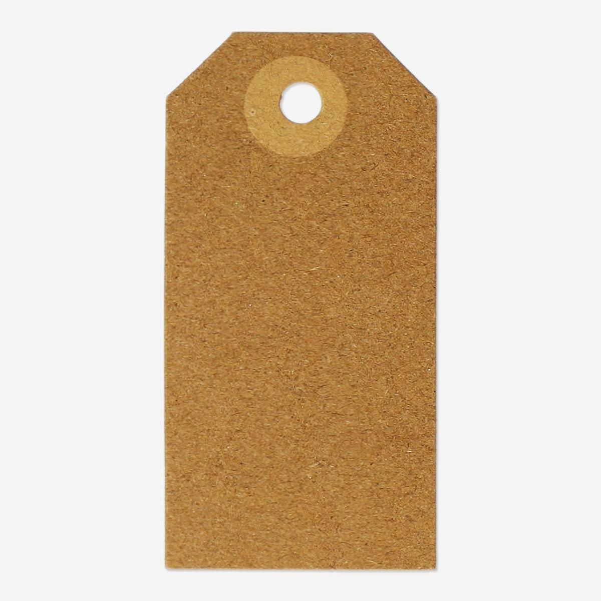 Brown cardboard manilla tags