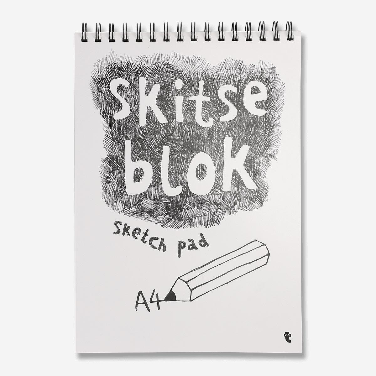White sketch pad. a4