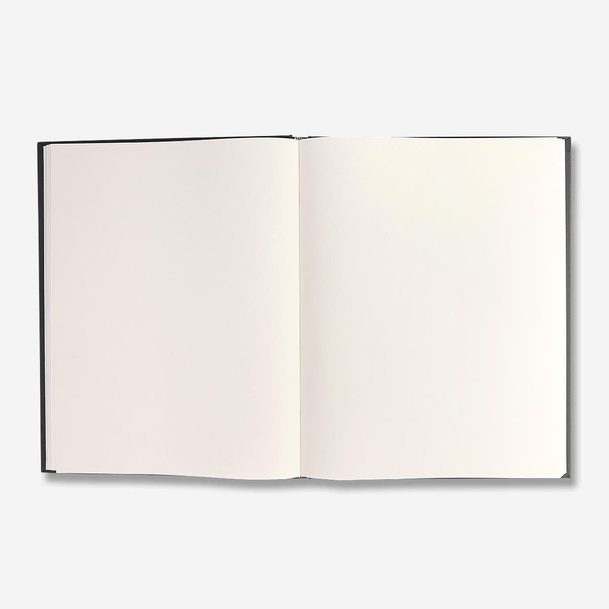 Black hard cover sketchbook. a3