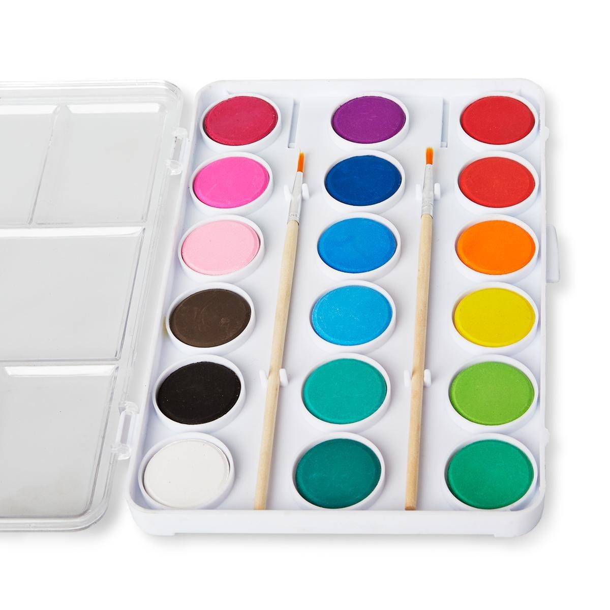 Multicolour Water colour paint pallet