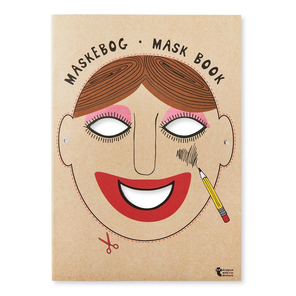 Brown mask book