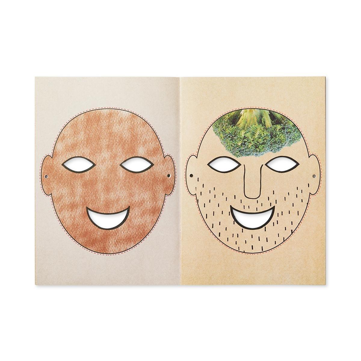 Brown mask book