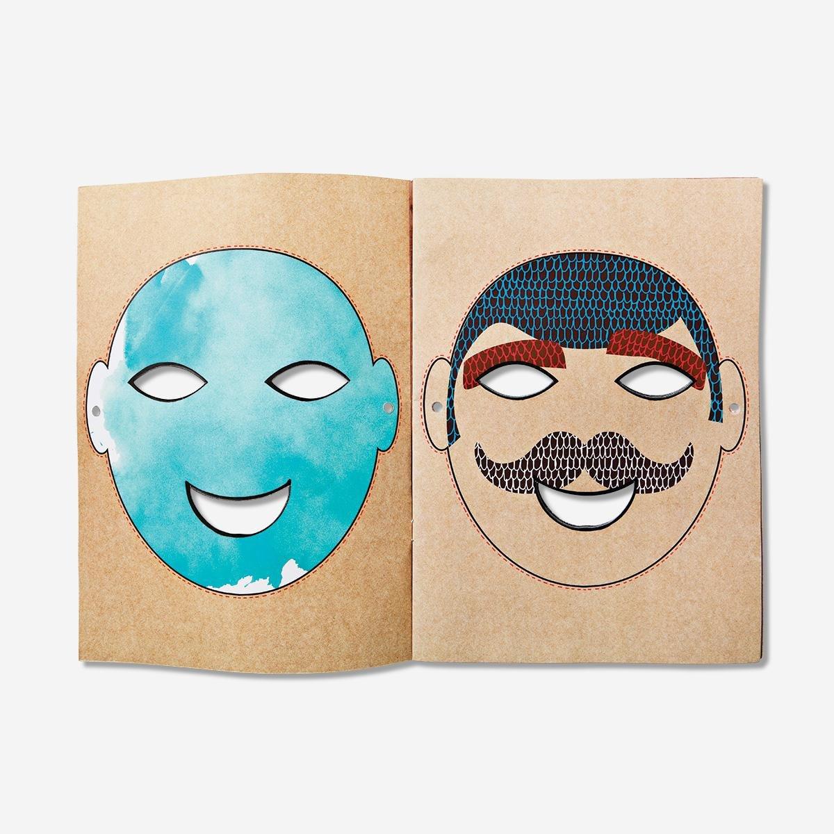 Brown mask book