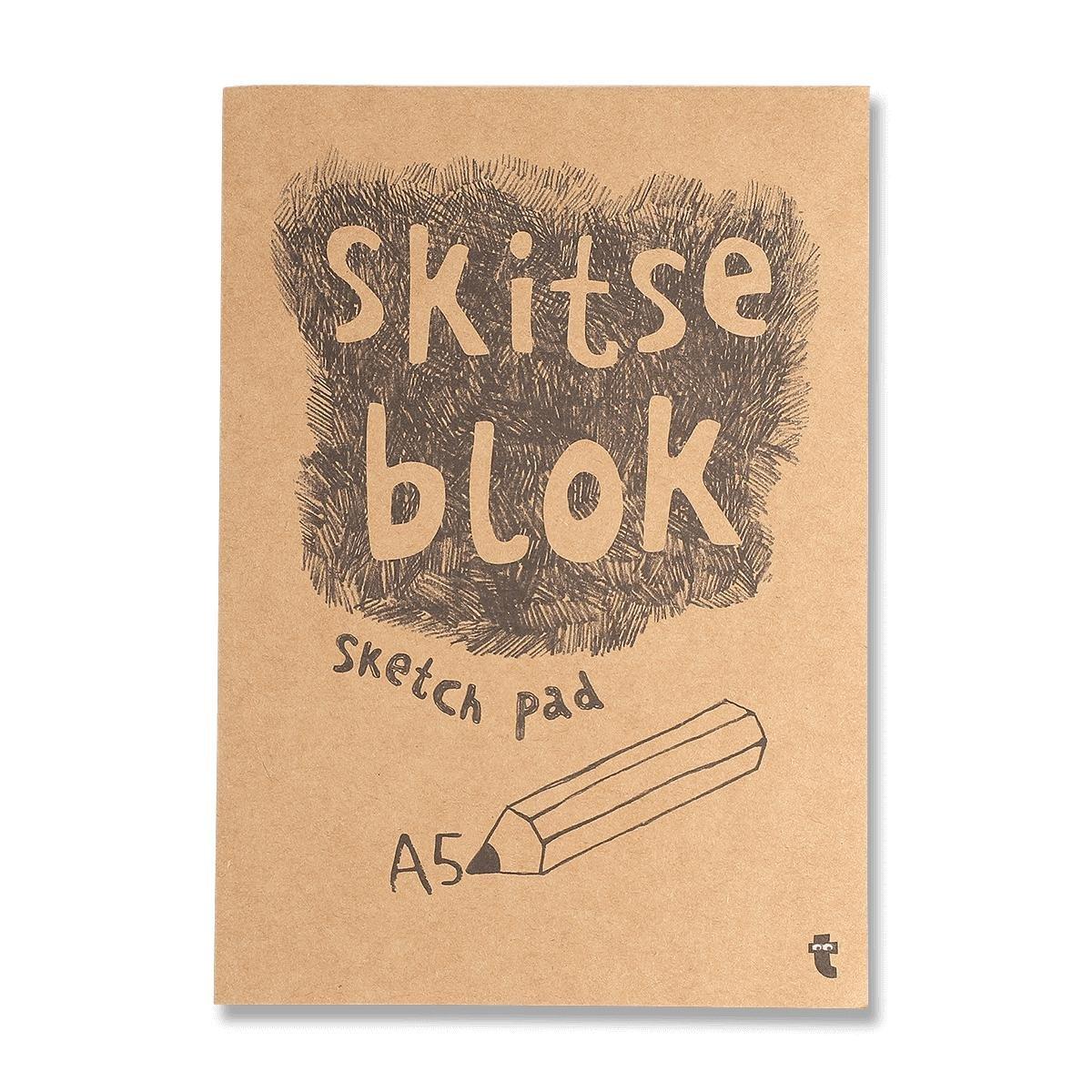 Brown Cardboard Cover Sketch Pad. A5