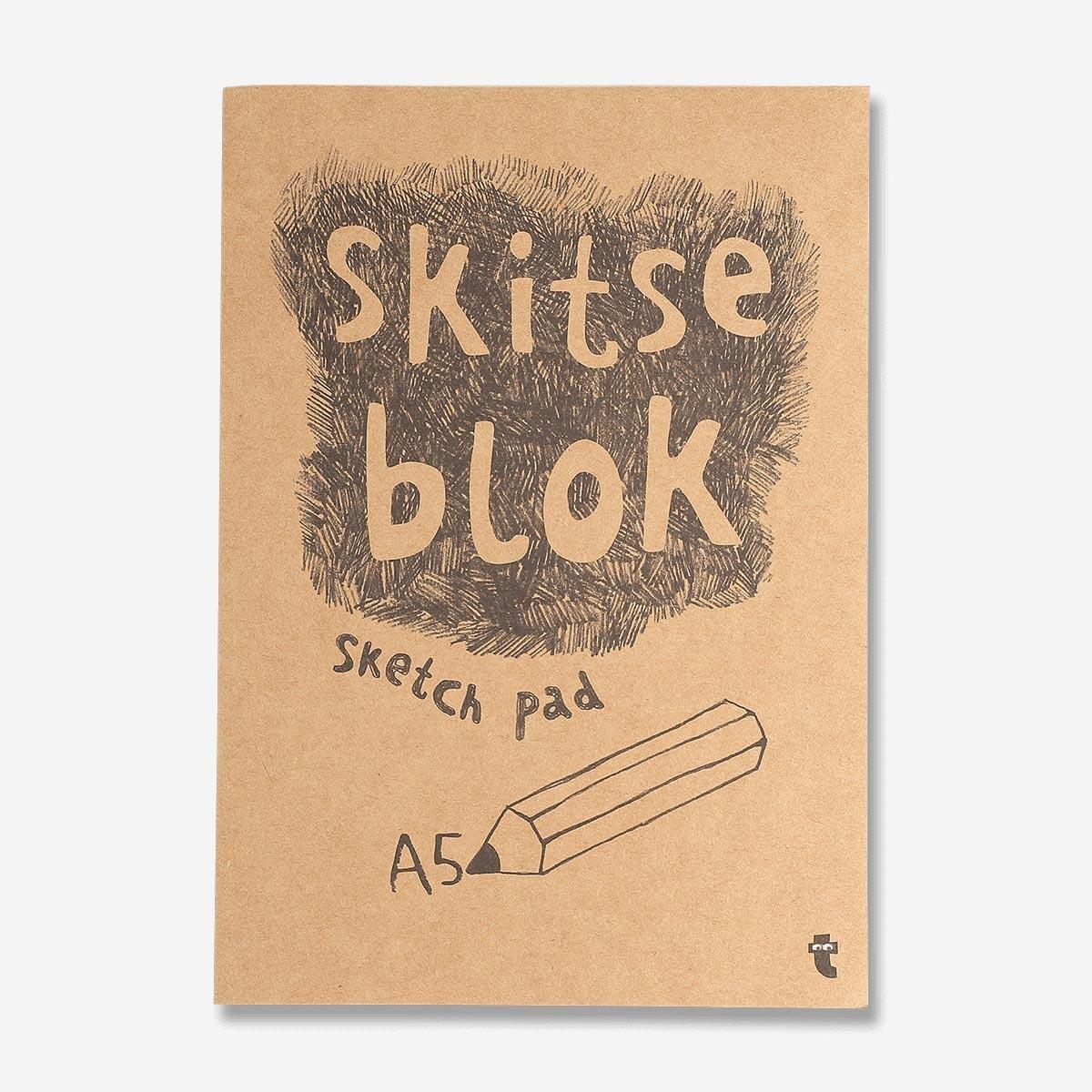 Brown Cardboard Cover Sketch Pad. A5