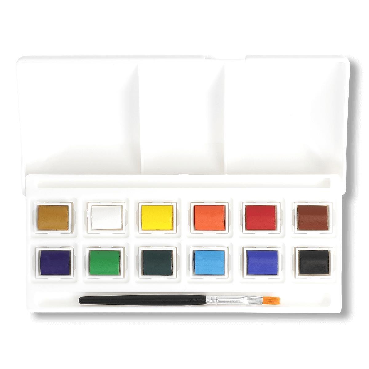 Multicolour Water colour paints pallet