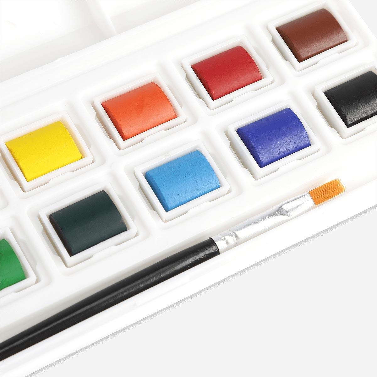 Multicolour Water colour paints pallet