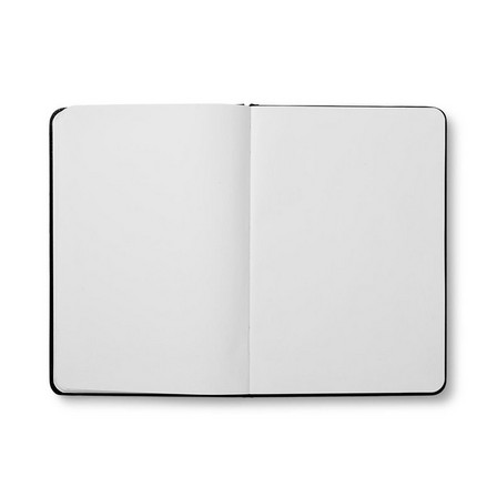 Black elastic closure notebook. a5