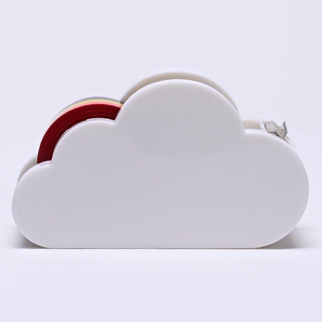 White tape dispenser cloud