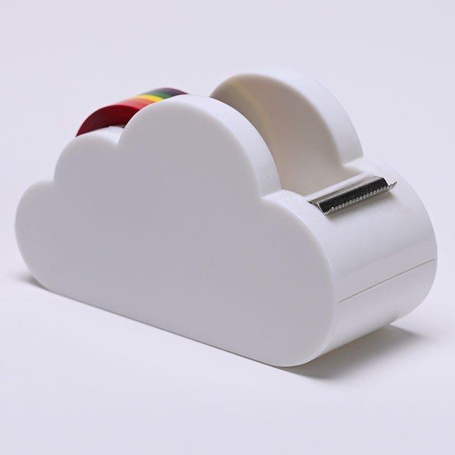 White tape dispenser cloud