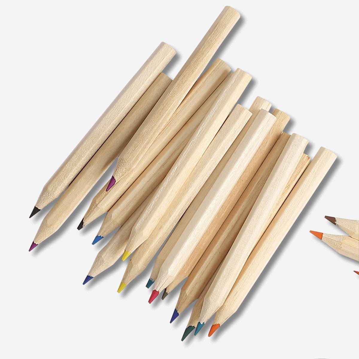 Assortment colouring pencils