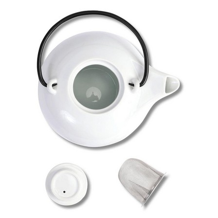 White teapot. 1.4 l