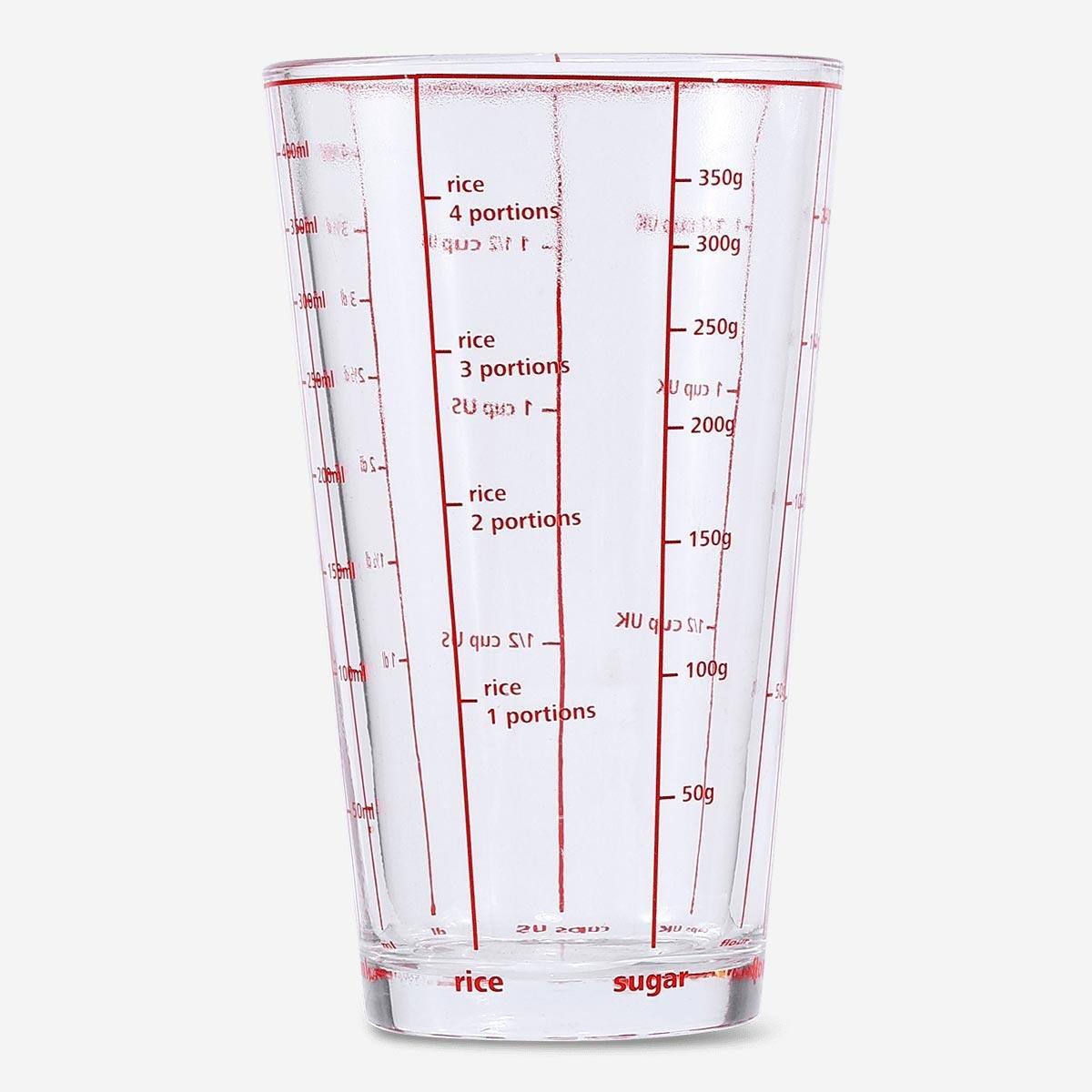 Glass measuring cup