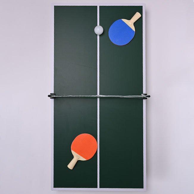 Green ping pong table