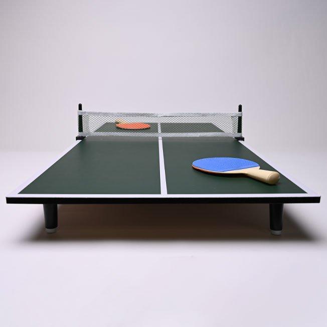 Green ping pong table