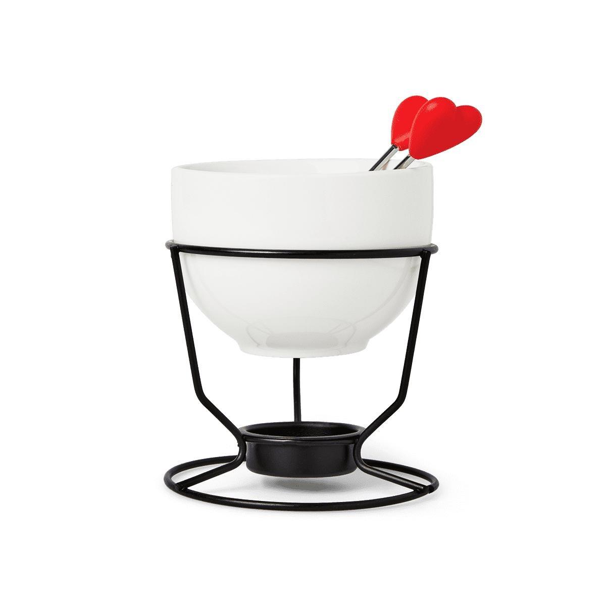 Chocolate bowl fondue set