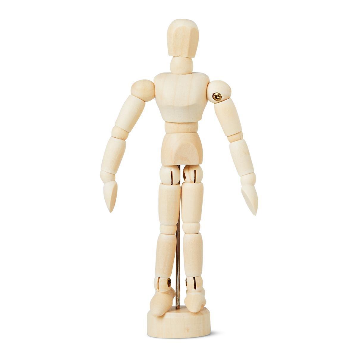 Brown wooden manikin