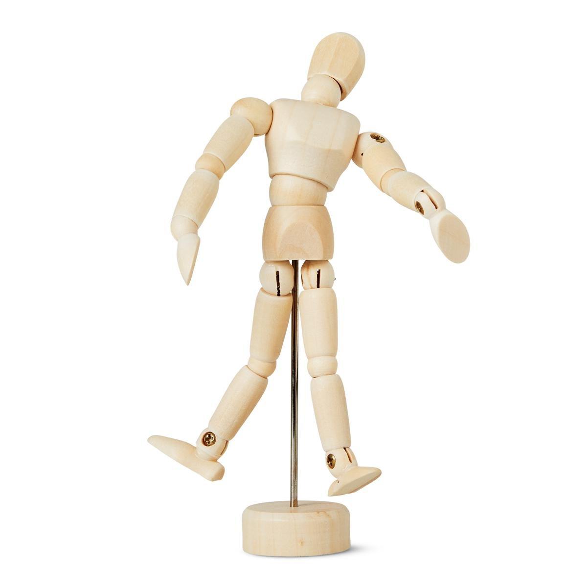 Brown wooden manikin