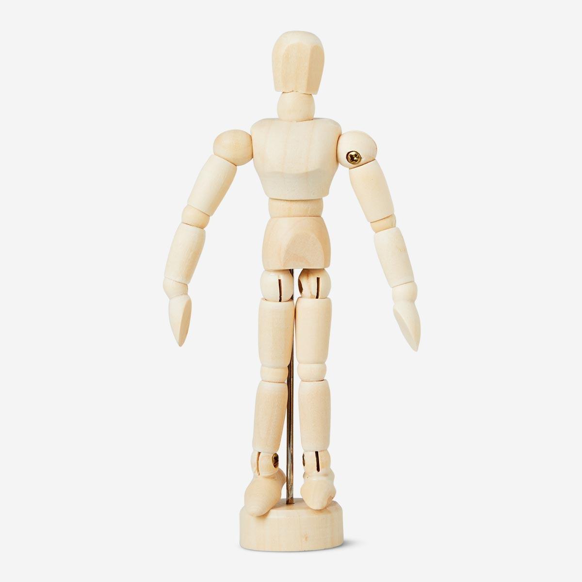 Brown wooden manikin