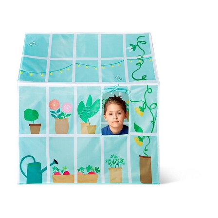 Blue play tent