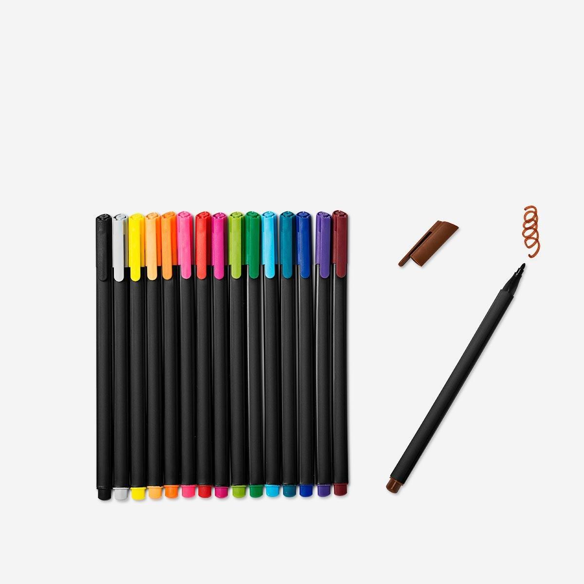 Multicolour markers. 16 pcs