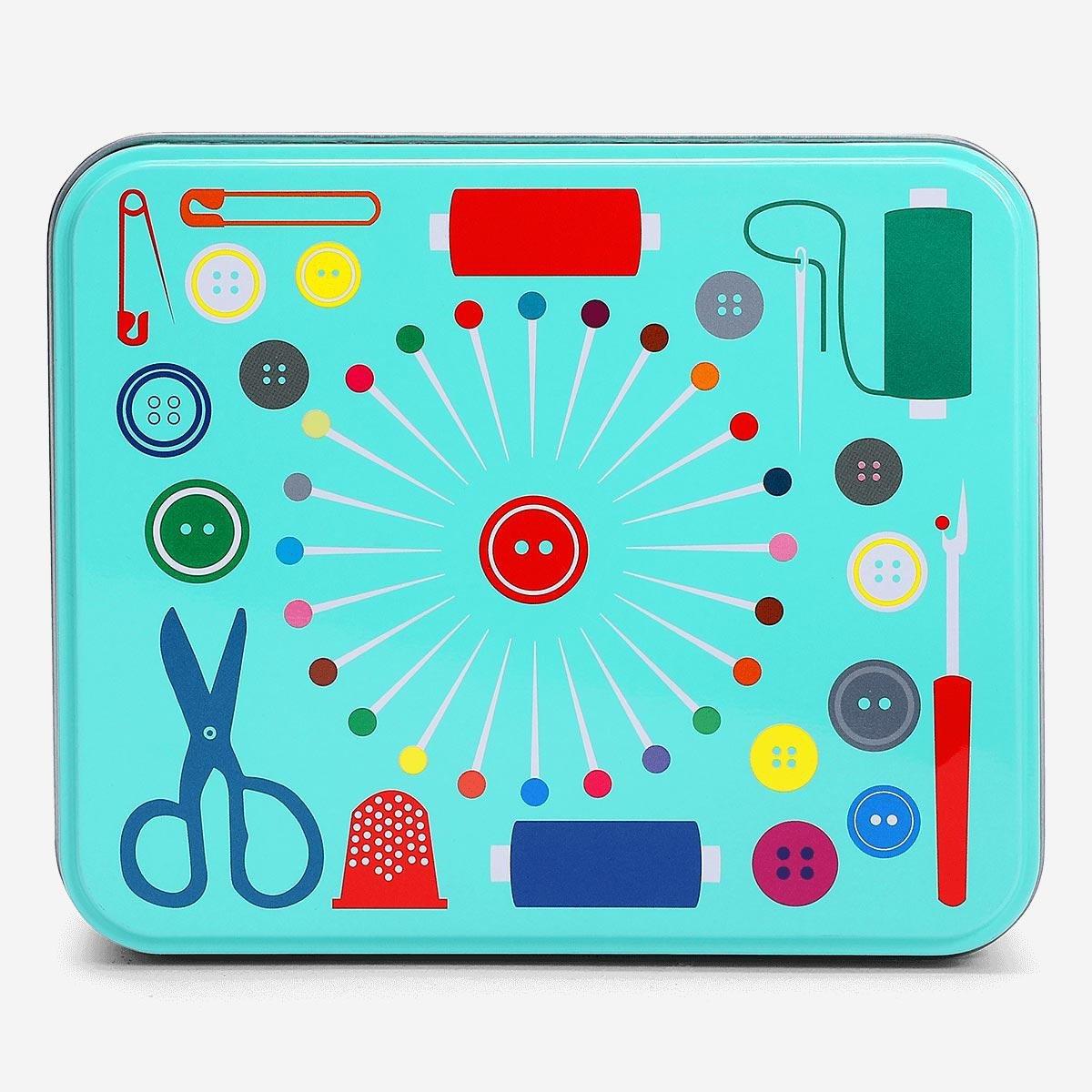 Multicolour Sewing Kit. 22 Parts