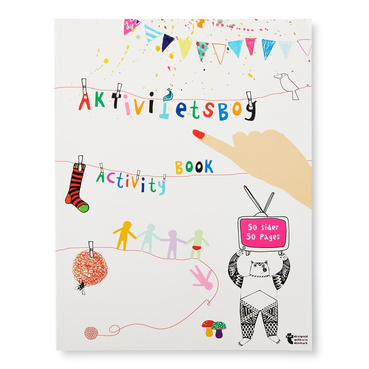 White activity book