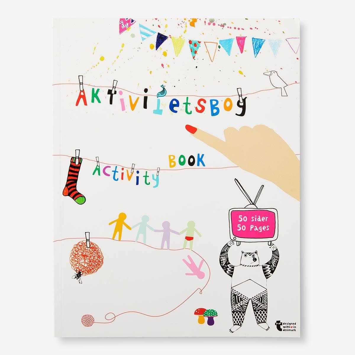 White activity book