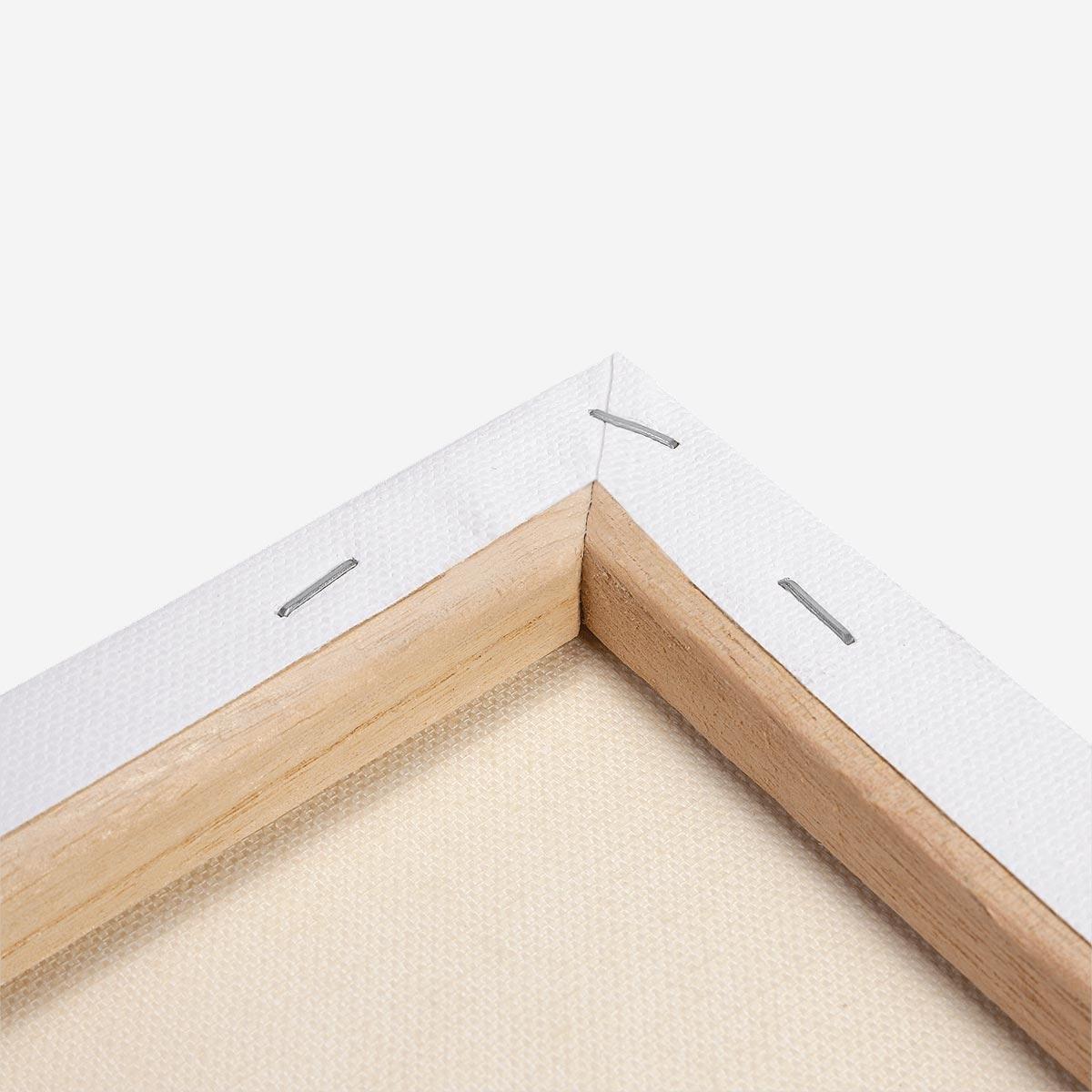White Artist Canvas. 15 X 15 Cm