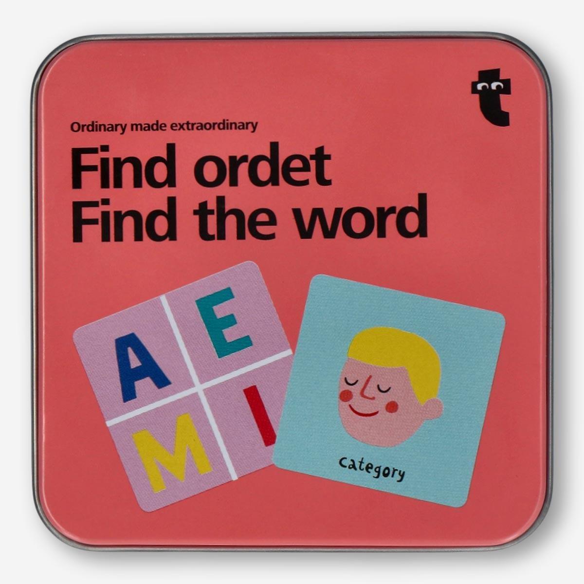 Card word game