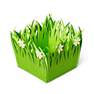 Green grass easter decoration basket