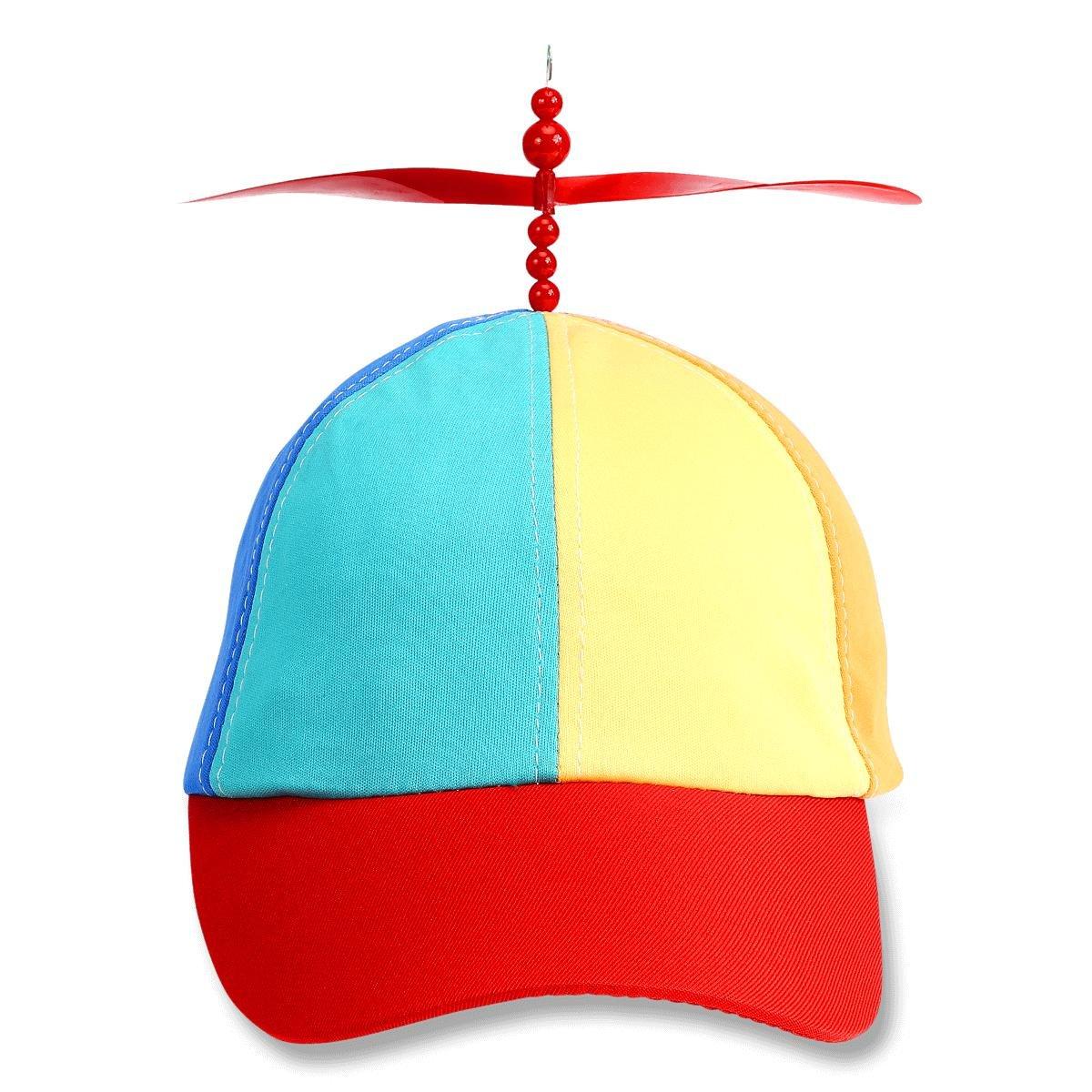Multicolour plastic propeller cap