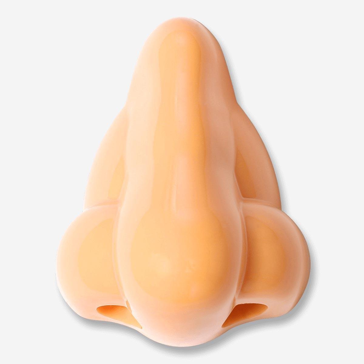 Beige Nose shaped pencil sharpener