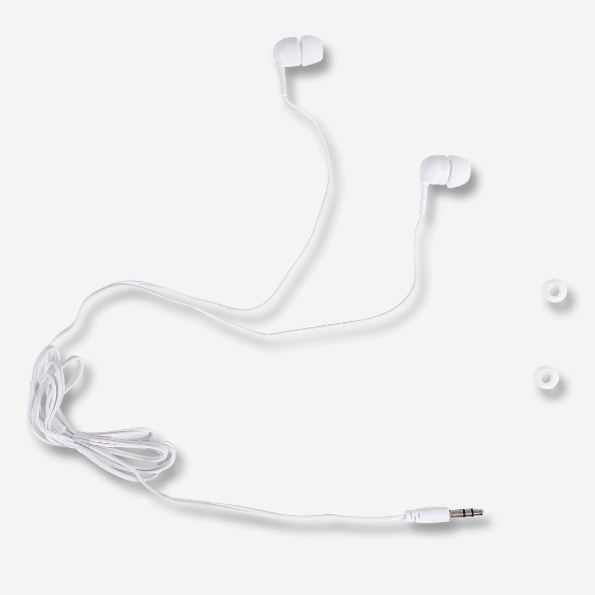 White headphones