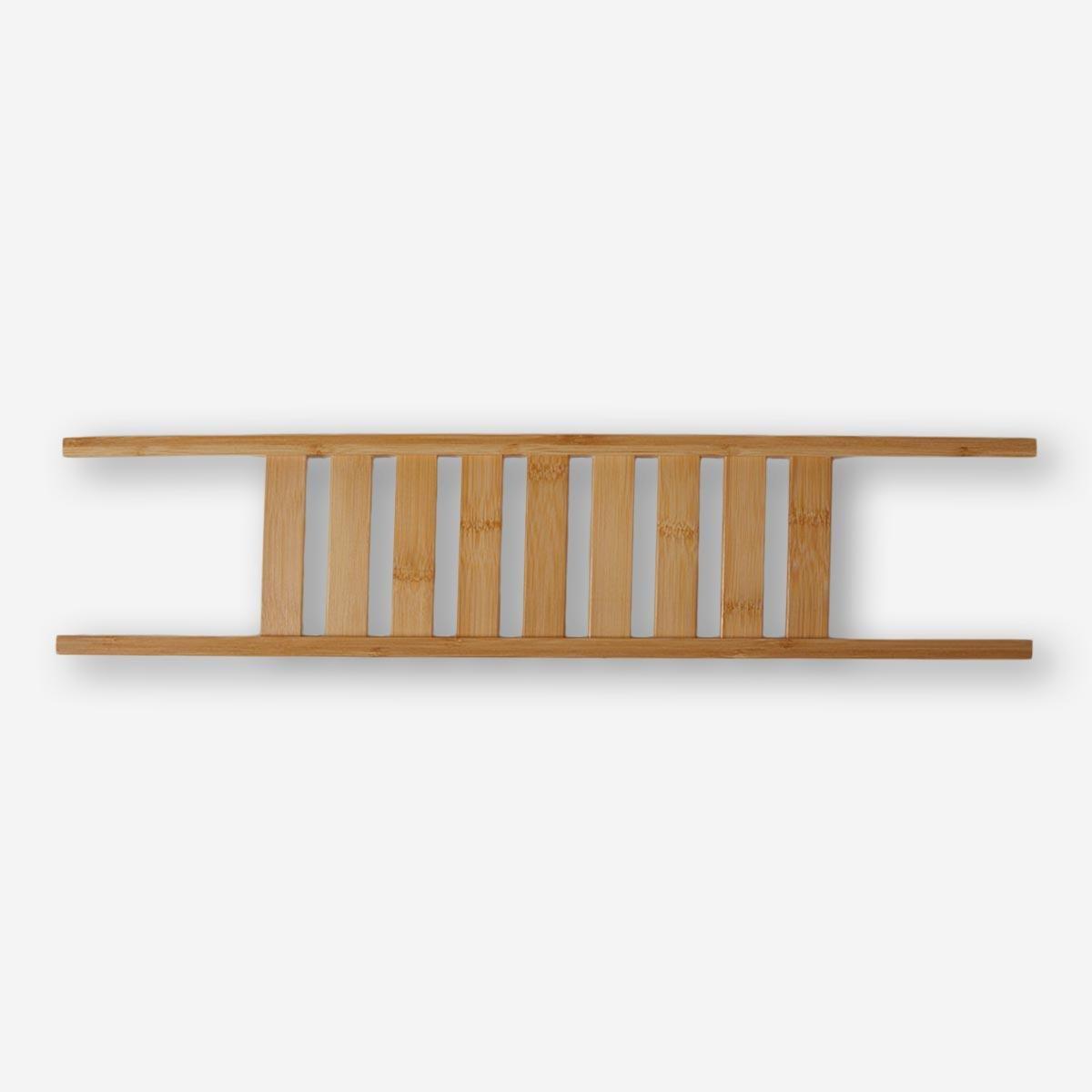 Bamboo bathtub tray