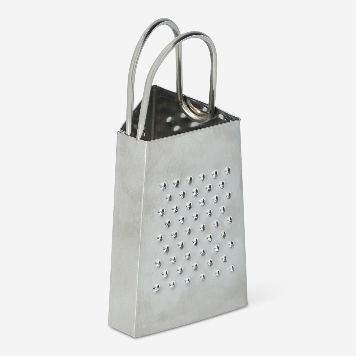 Stainless steel triangular grater