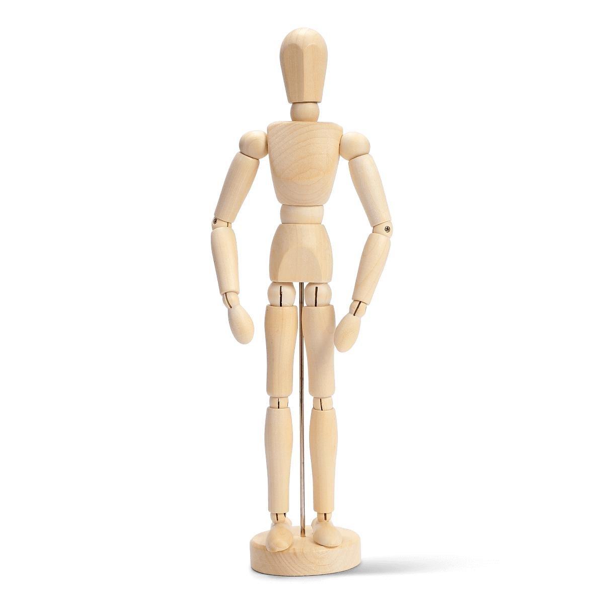 Wooden drawing mannequin