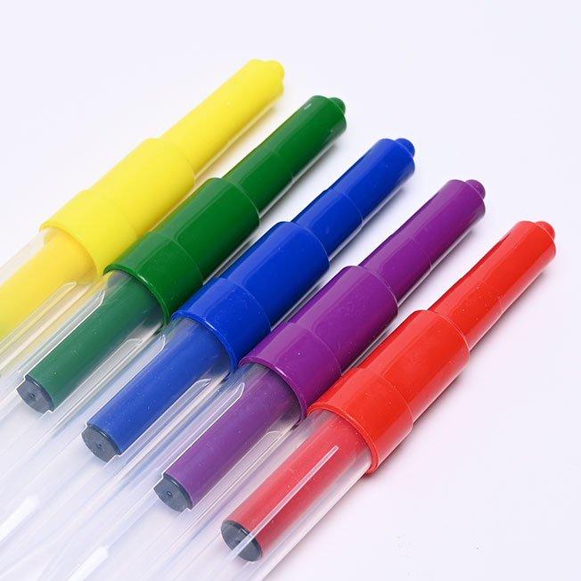 Multicolour spray blow pens