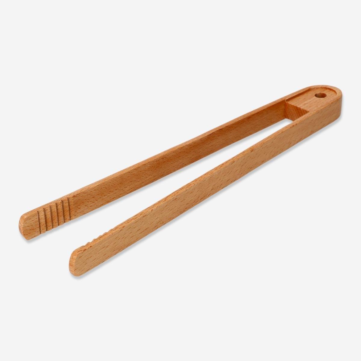 Brown wooden Tongs