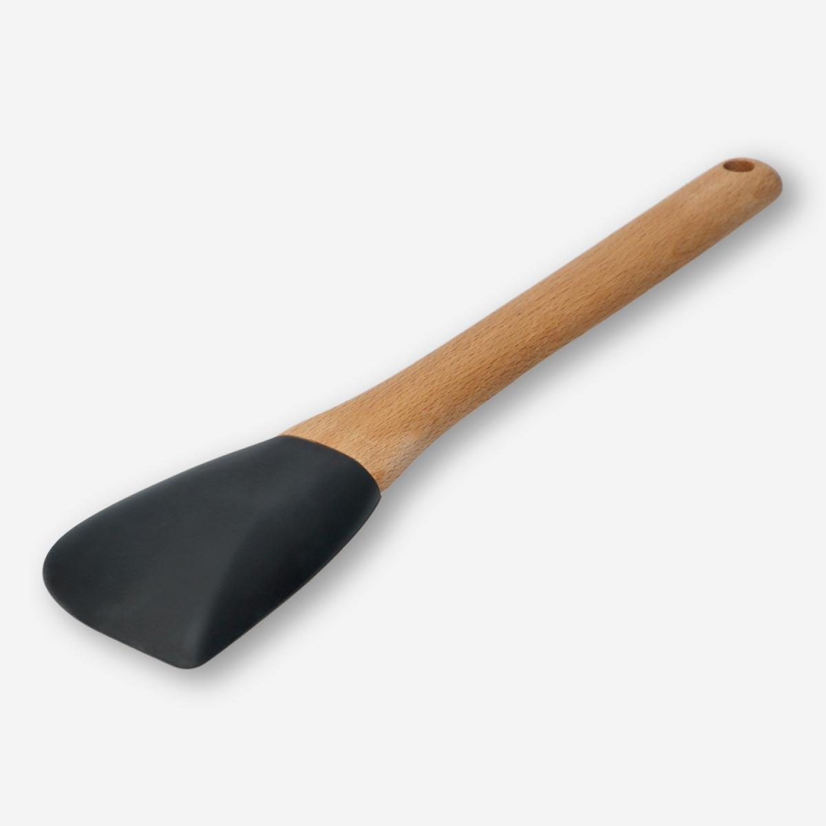 Rubber dough and wooding handle scraper