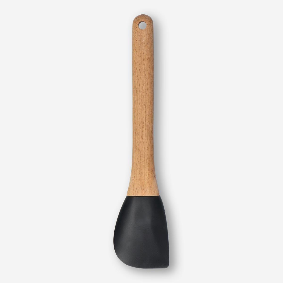 Rubber dough and wooding handle scraper