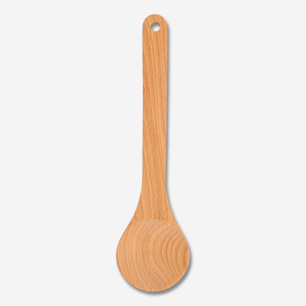 Brown cooking spoon