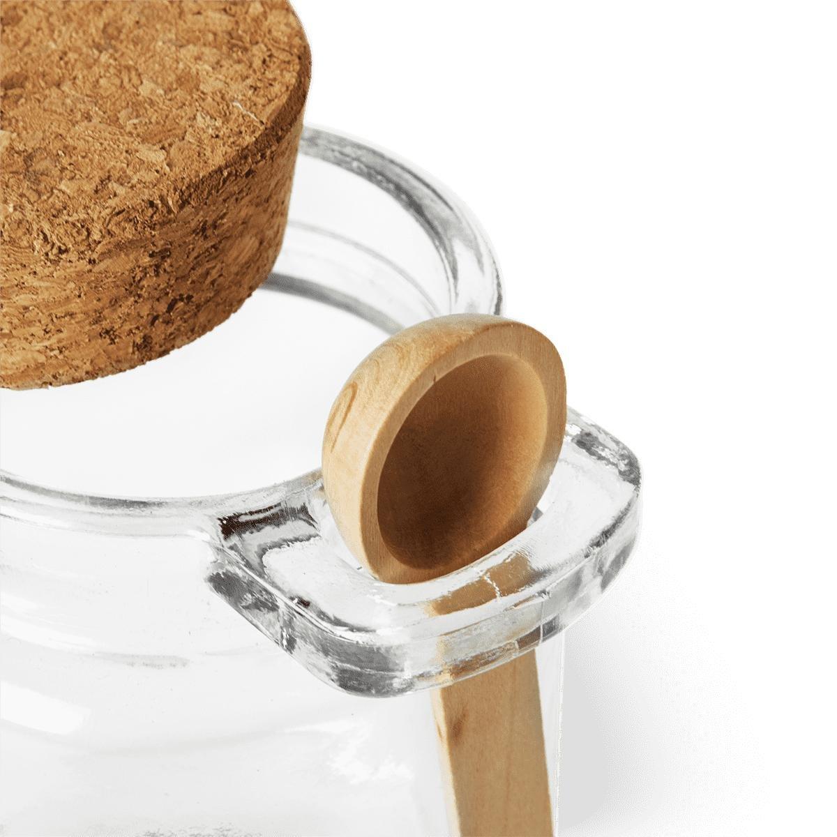 Multicolour Glass Storage Jar