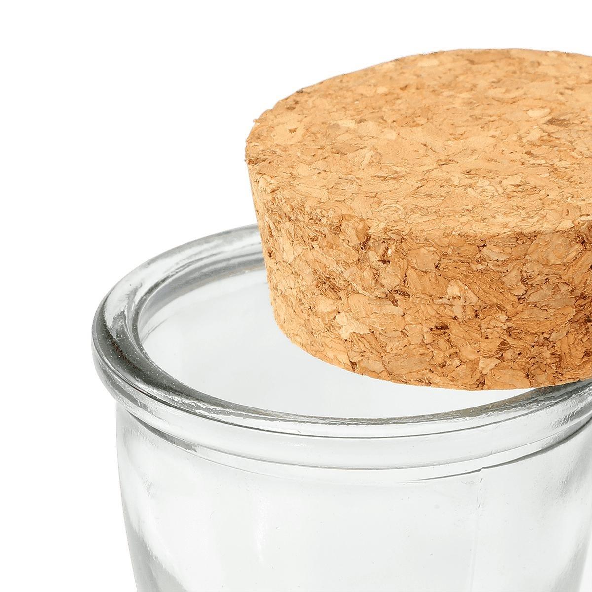 Glass Cork Lid Carafe - 680 Ml